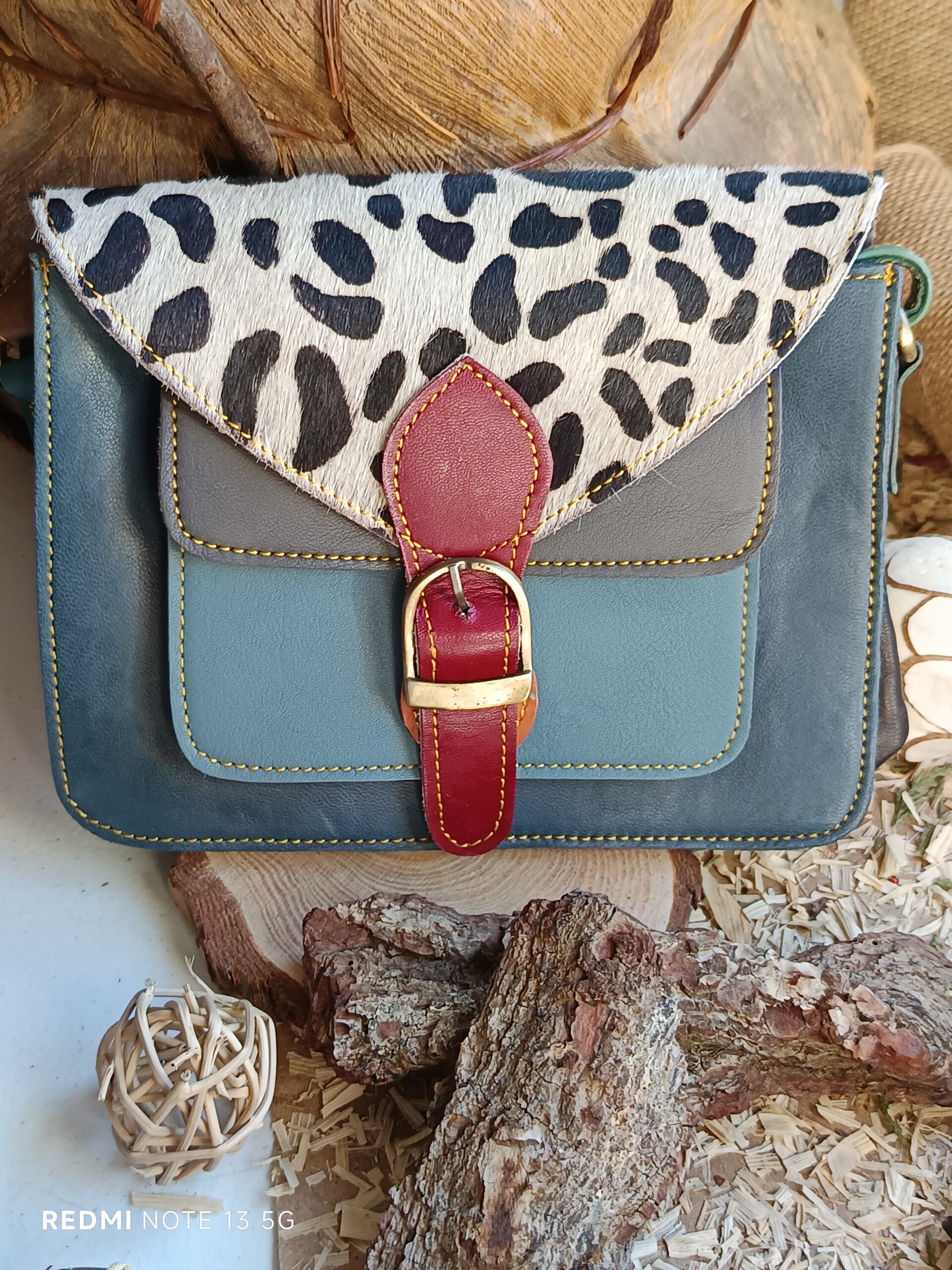 Bolso cuadrado piel - 5