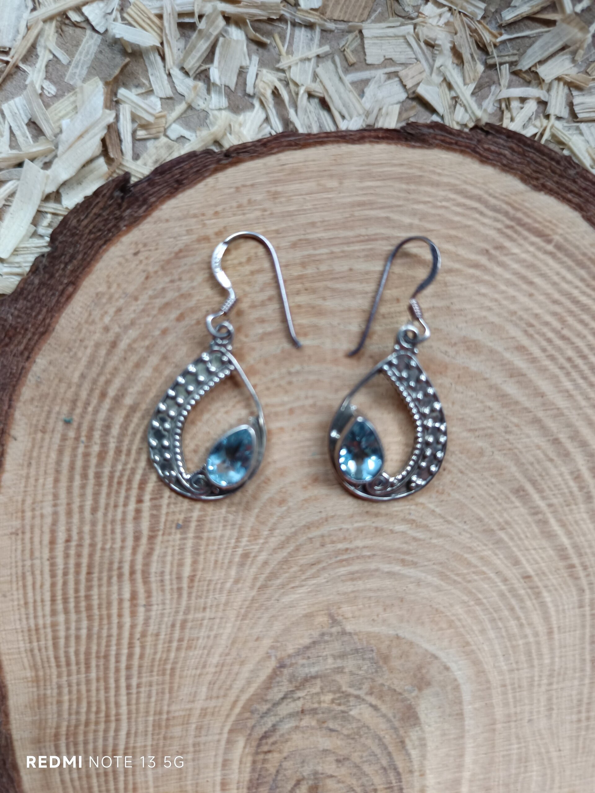 Pendientes plata y piedra 2 - 2