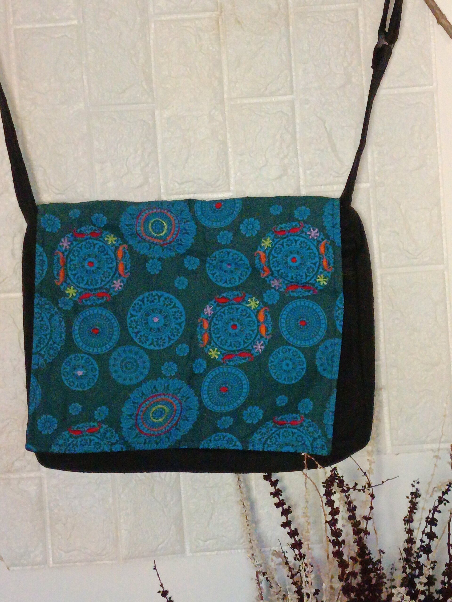 Bolso negro mandalas - 3