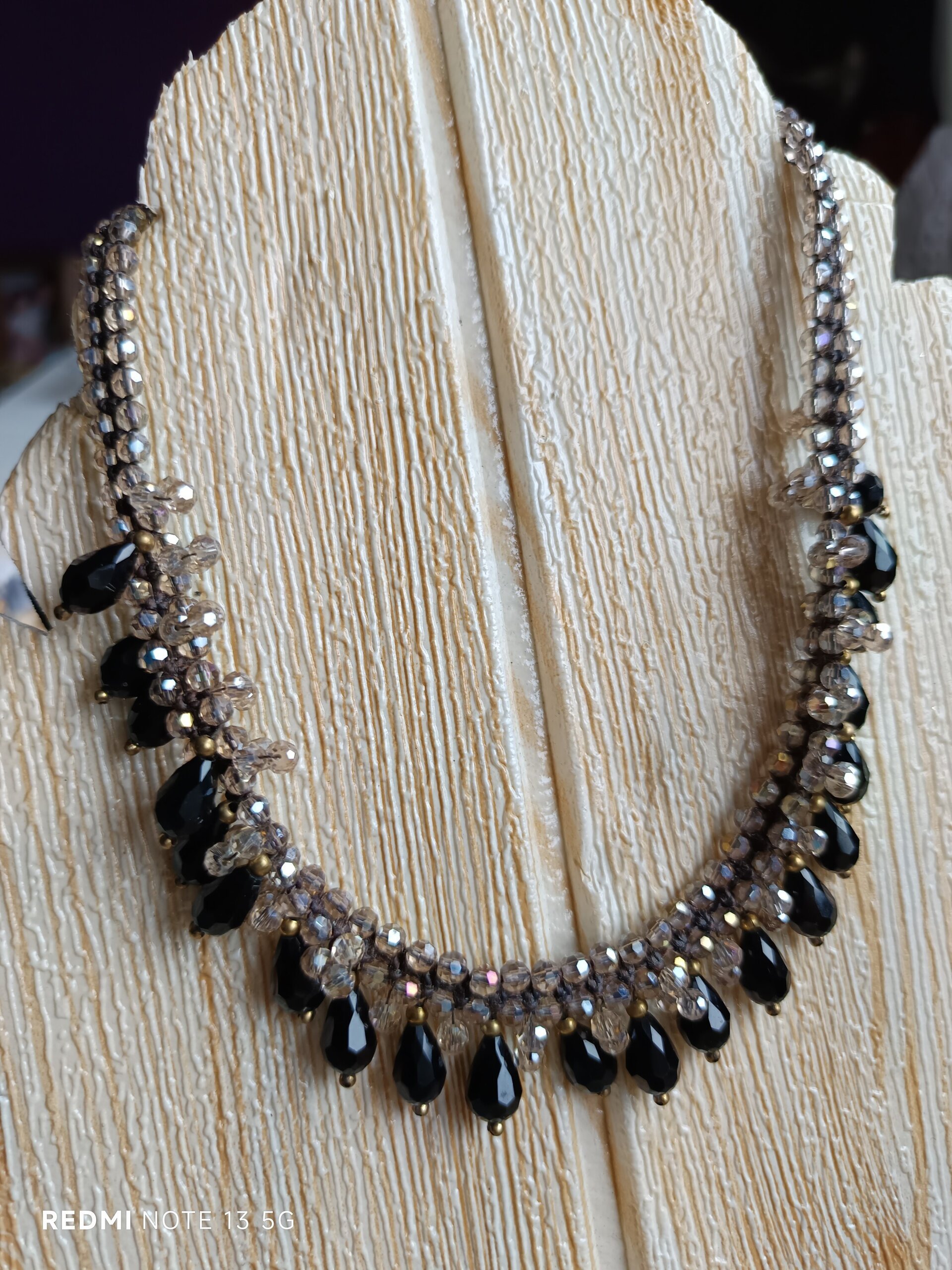 Collar gargantilla piedras cristal - 2