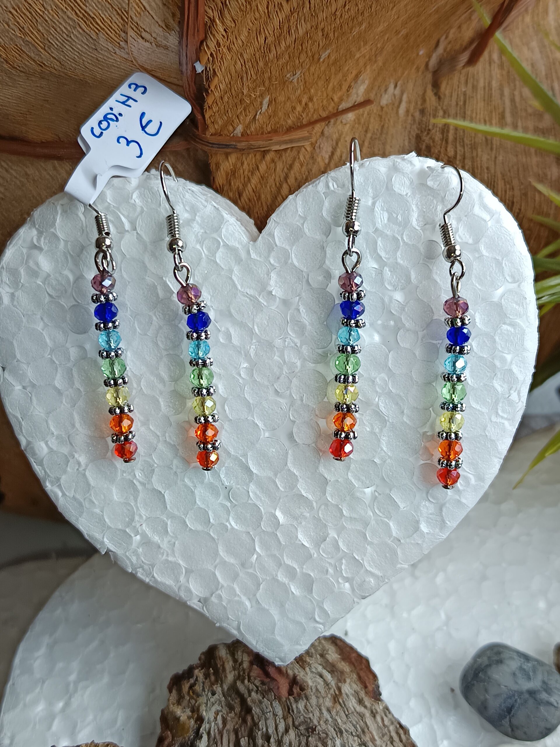 Pendientes Thai abalorios - 4