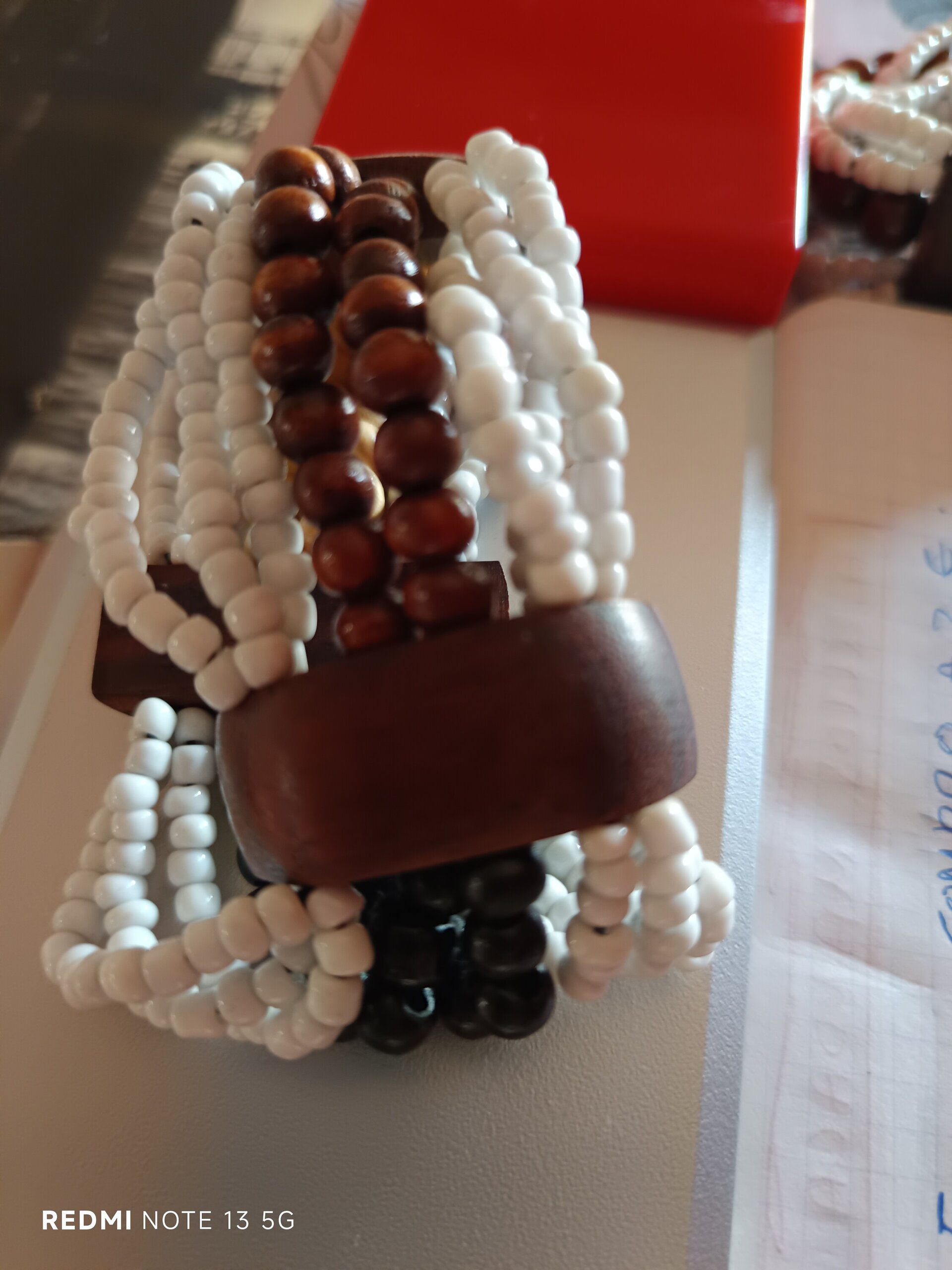 Pulsera ancha de cuentas - 2