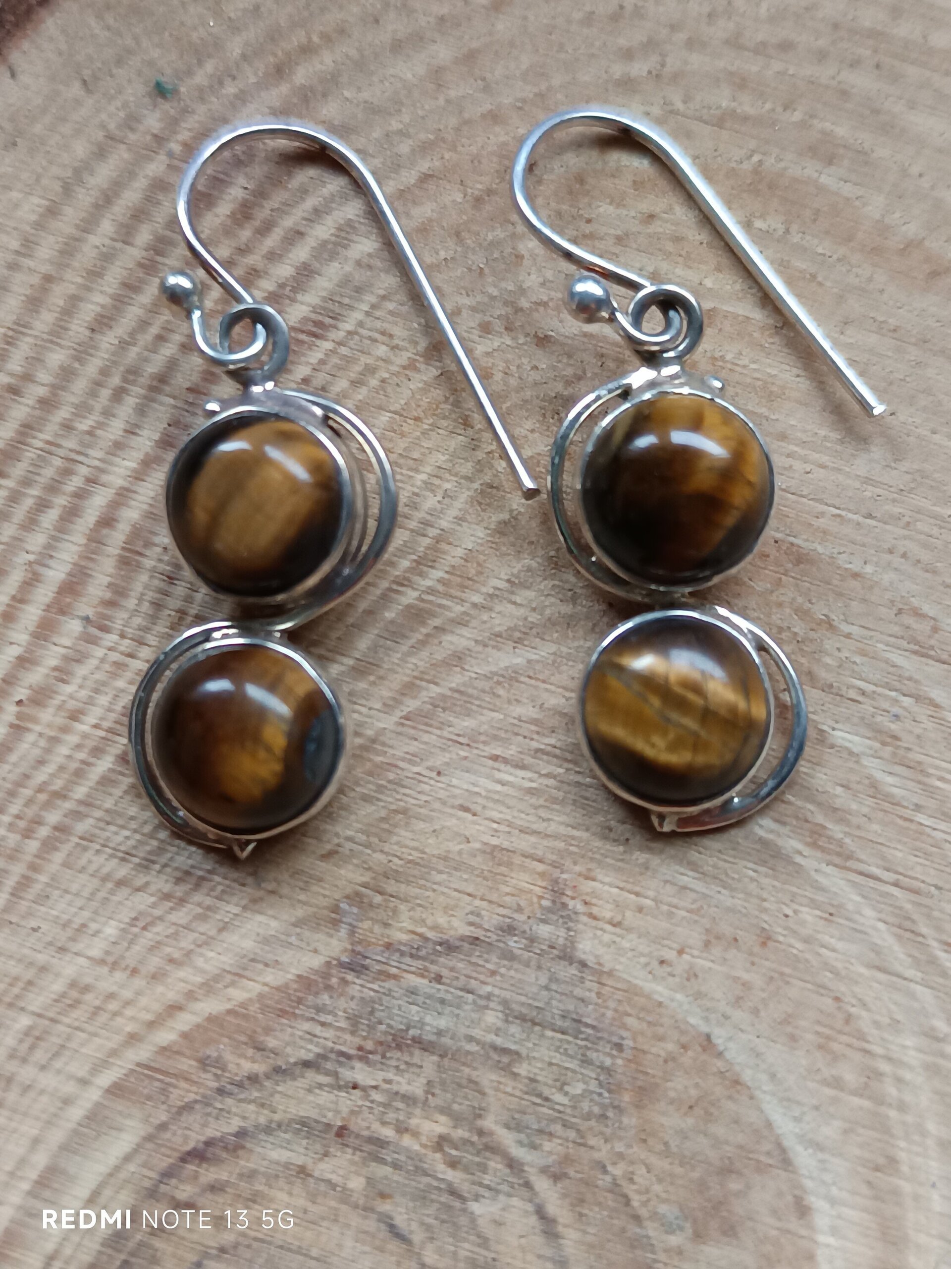 Pendientes plata y piedra 3 - 3