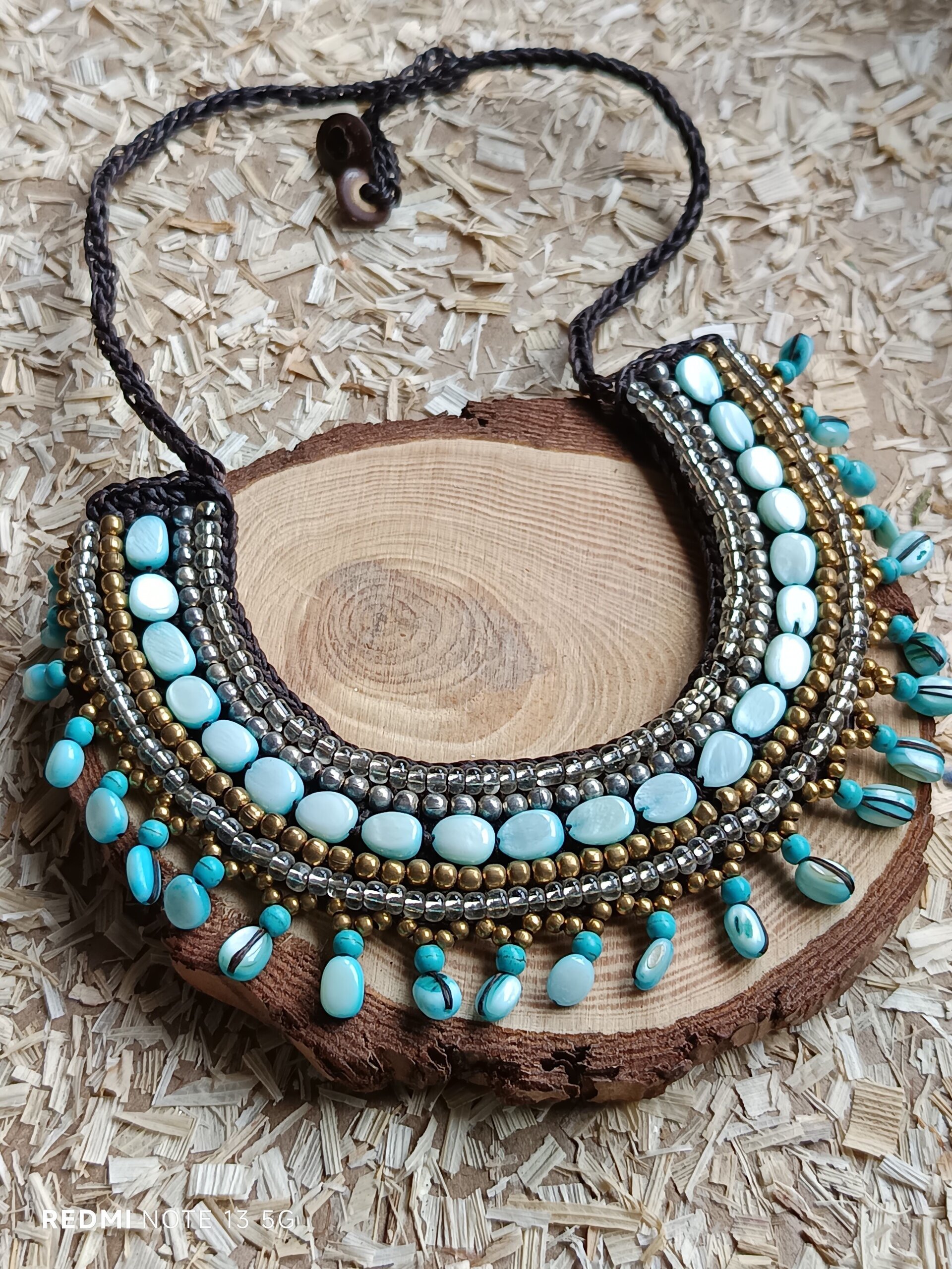 Collar piedras azules - 2
