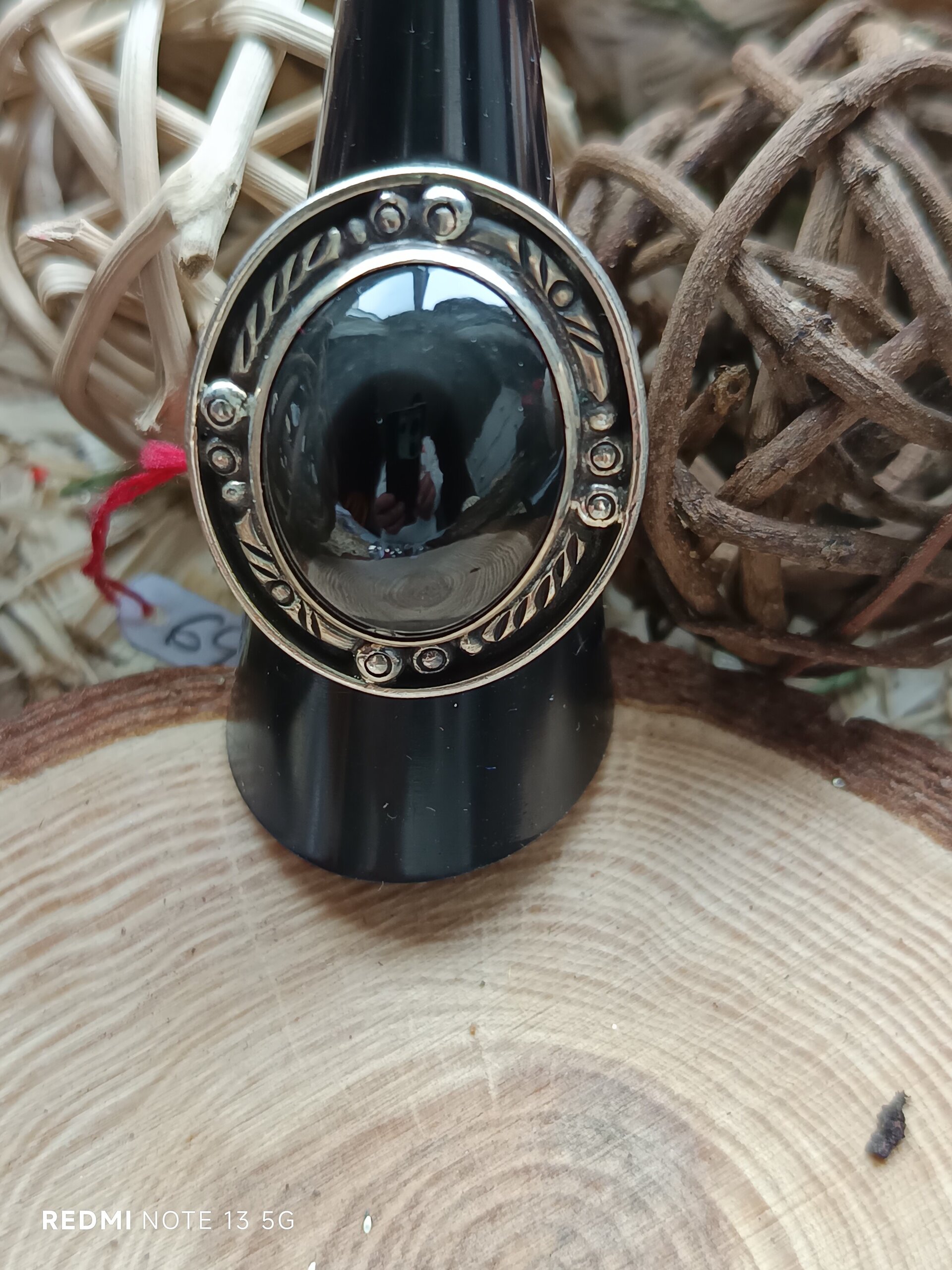Anillo piedra onix y plata - 3