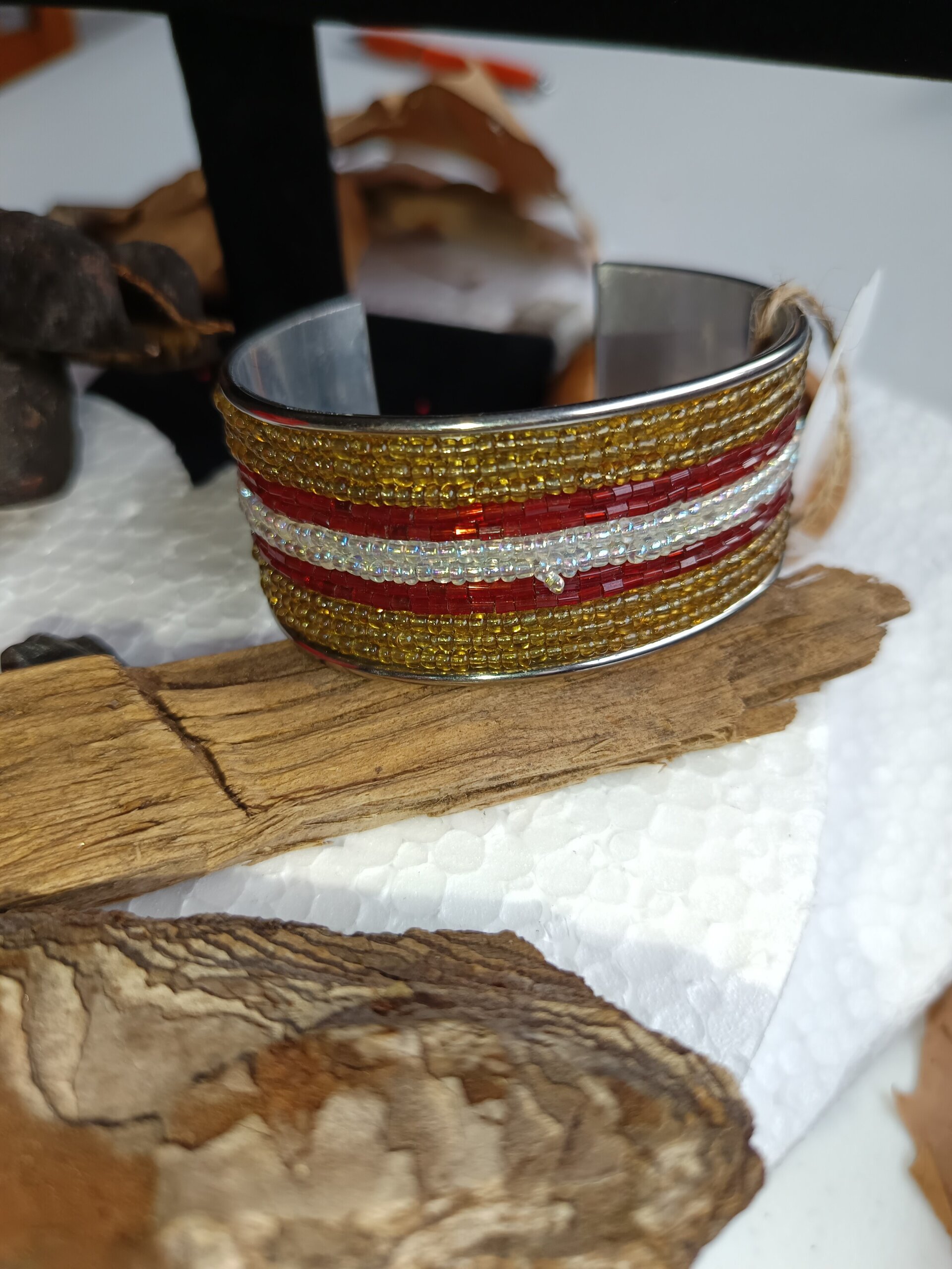 Brazalete con abalorios thai - 2