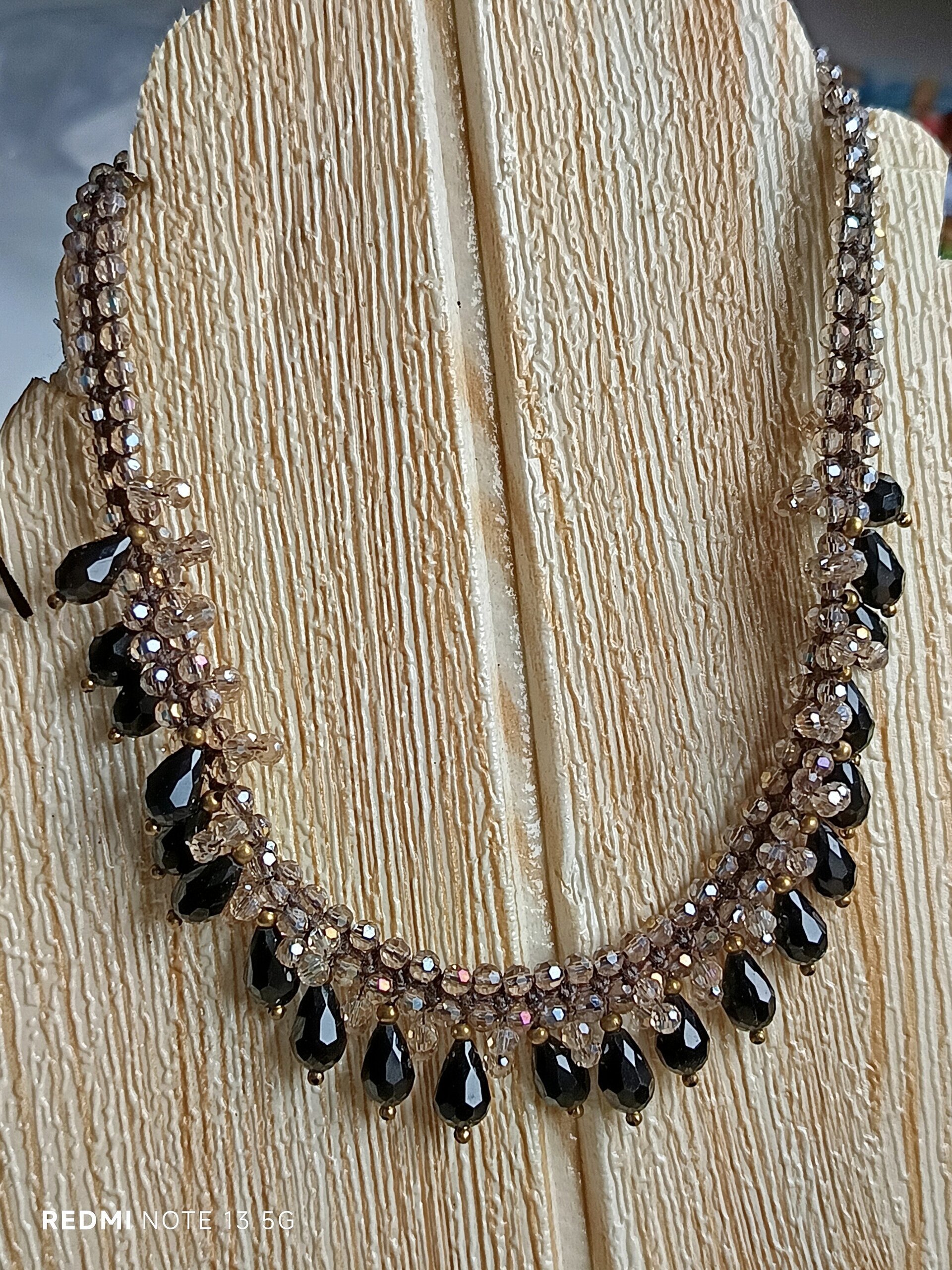 Collar gargantilla piedras cristal - 3