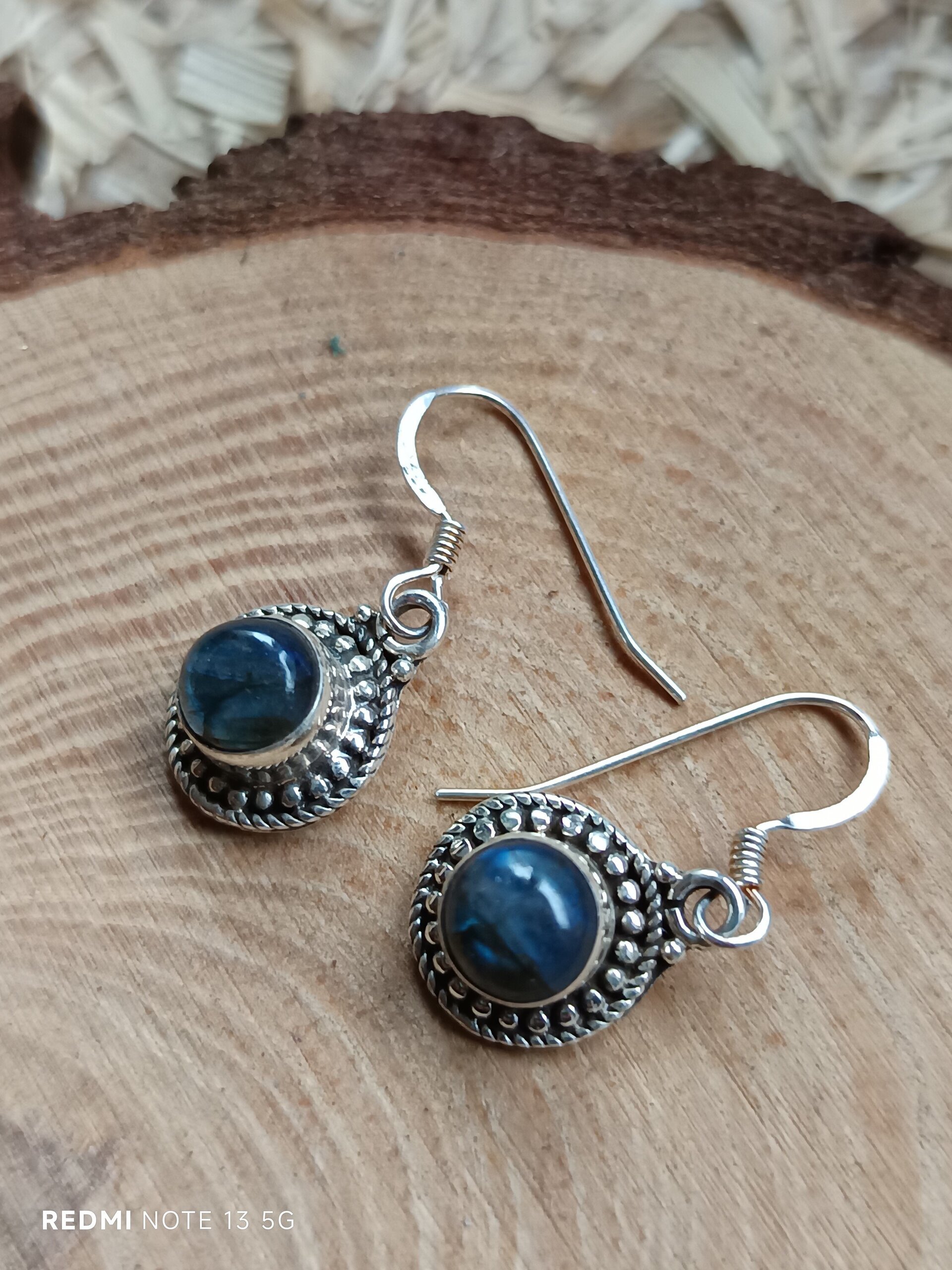 Pendientes plata y piedra 4 - 3
