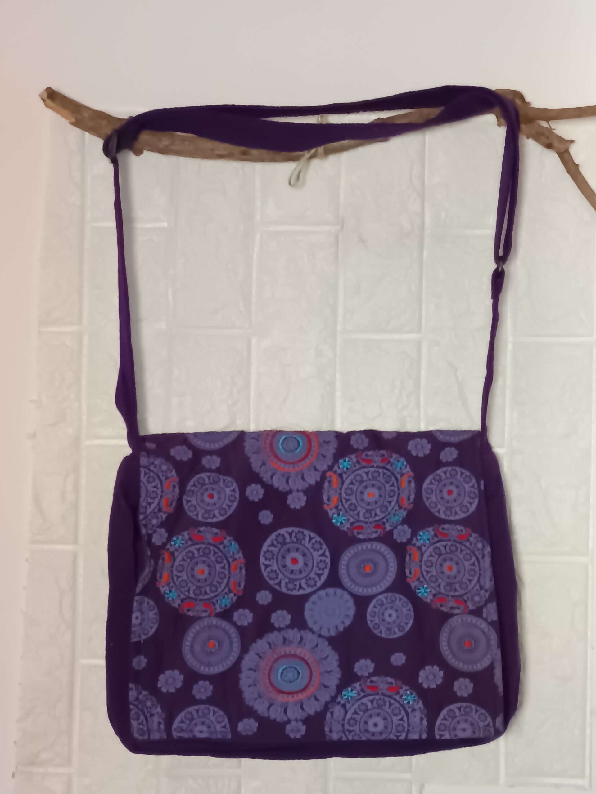 Bolso lila mandalas - 2