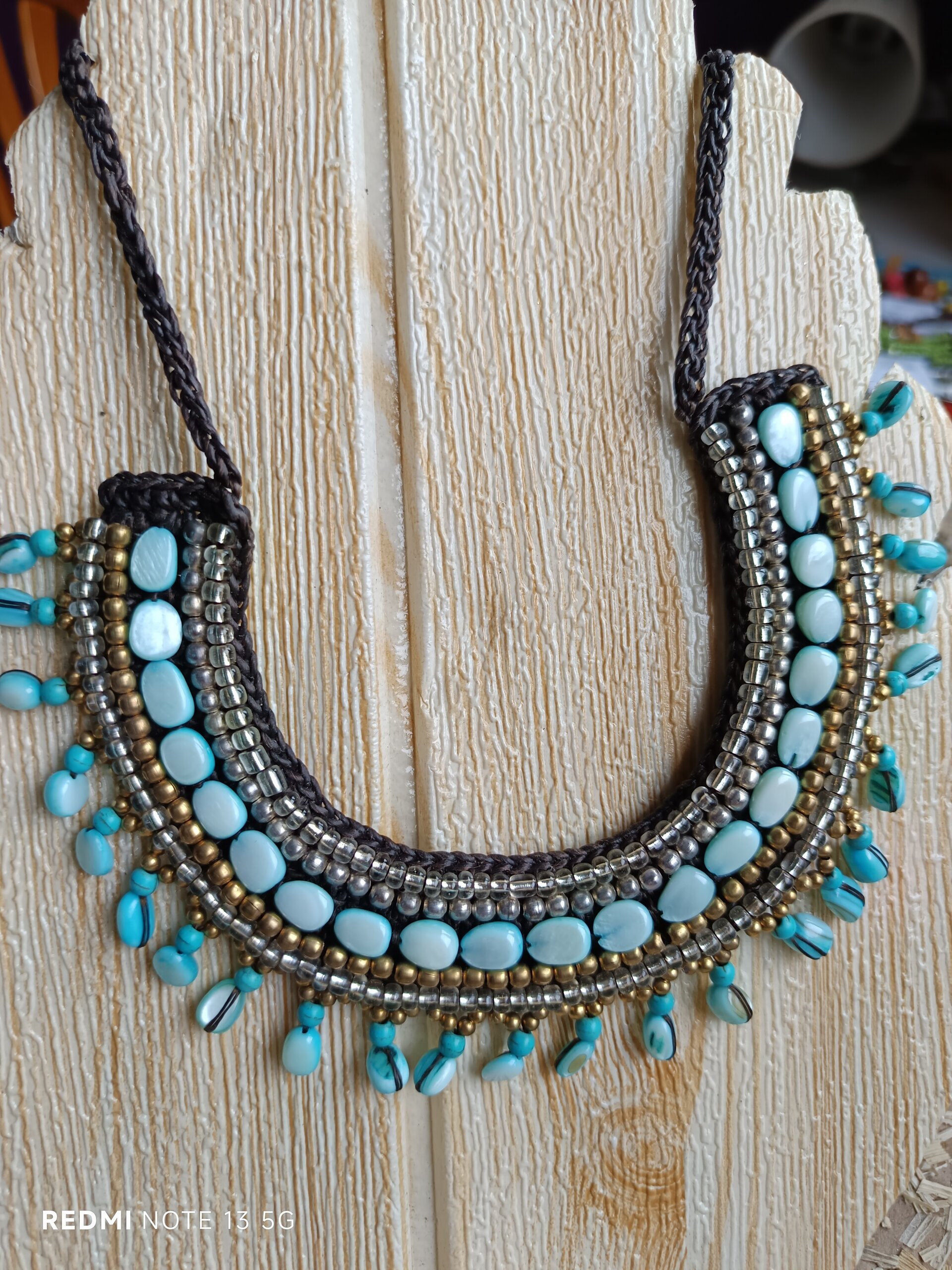 Collar piedras azules - 4
