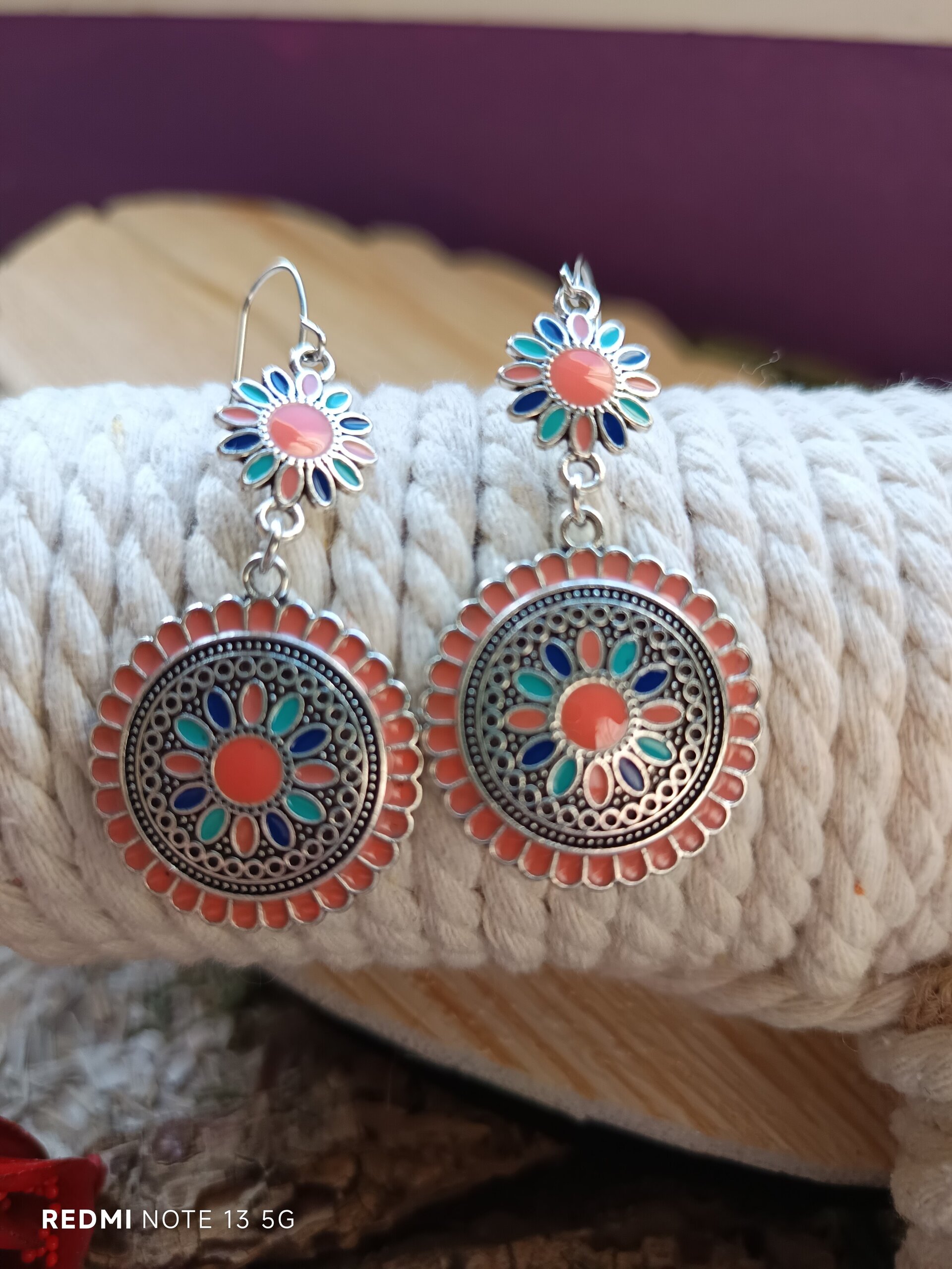 Pendientes flor - 2